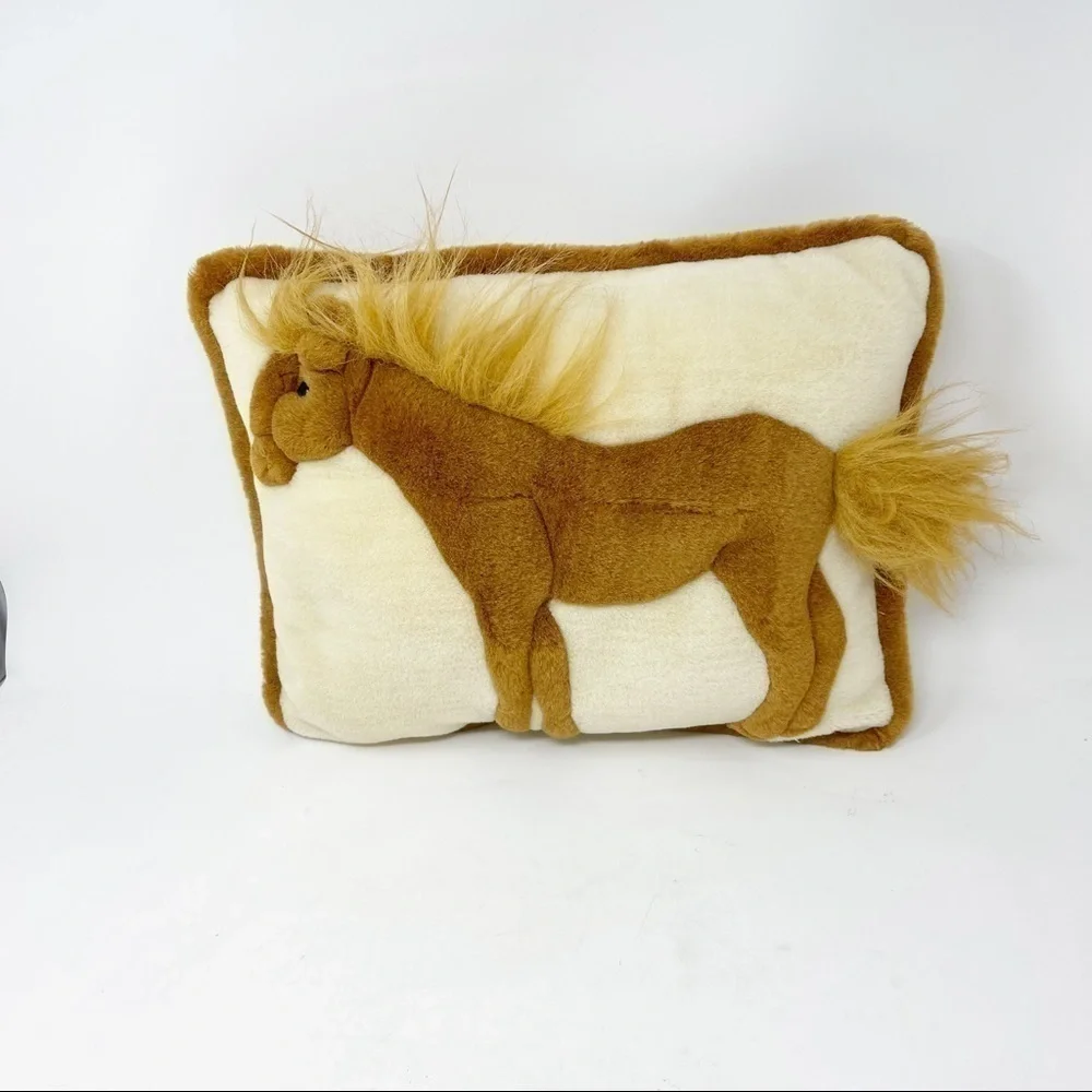 ANGEL TOY 1998 Stuffed HORSE EQUESTRIAN Pillow